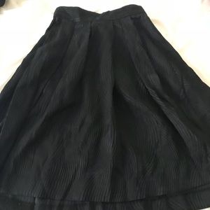 Black Swing/Midi Skirt NWT